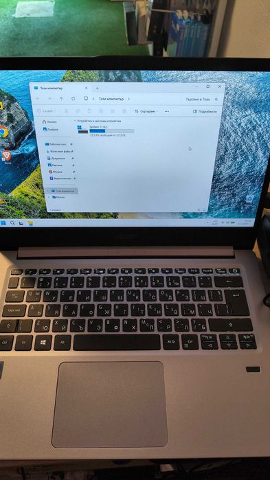 Лаптоп Acer Swift 1 SF114-32 – лек и компактен лаптоп за работа и учене