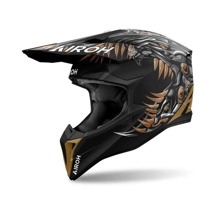 НОВО! Каска Airoh Wraaap Cyborg Matt и Music Gloss / нови разцветки