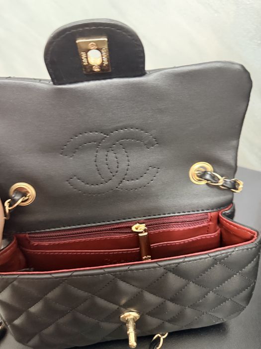 Geanta Channel neagra