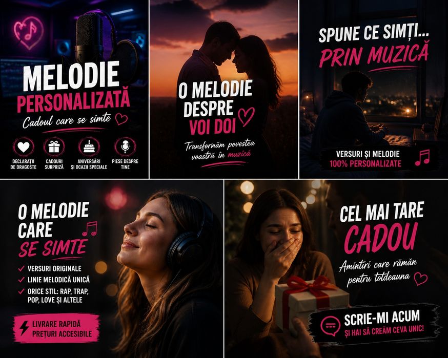 Melodie personalizată pe gustul fiecaruia, cadoul perfect