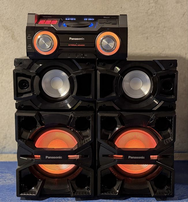 Аудио система Panasonic SC-MAX4000EK, CD плеър, FM тунер, Bluetooth, NFC, 2400W
