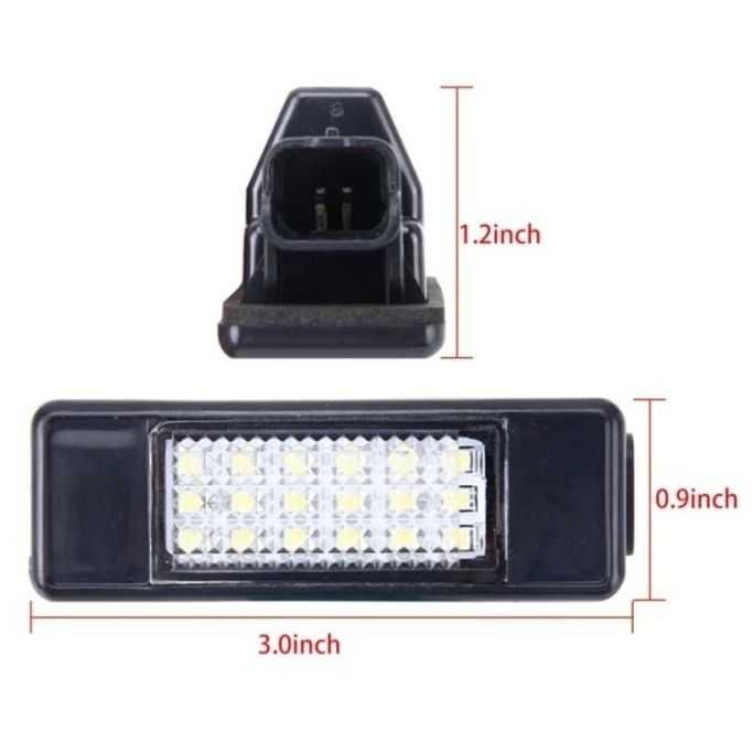 Lampi LED numar Peugeot 106, 207, 308, 406, 508 - Fara Eroare