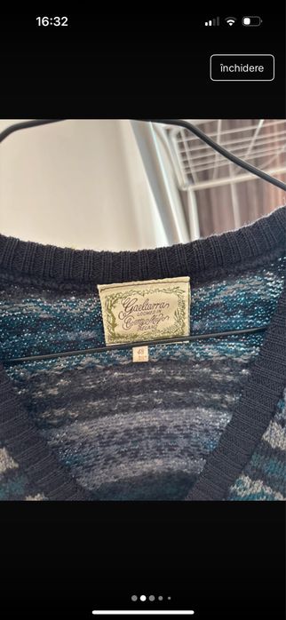 Vesta de lana naturala