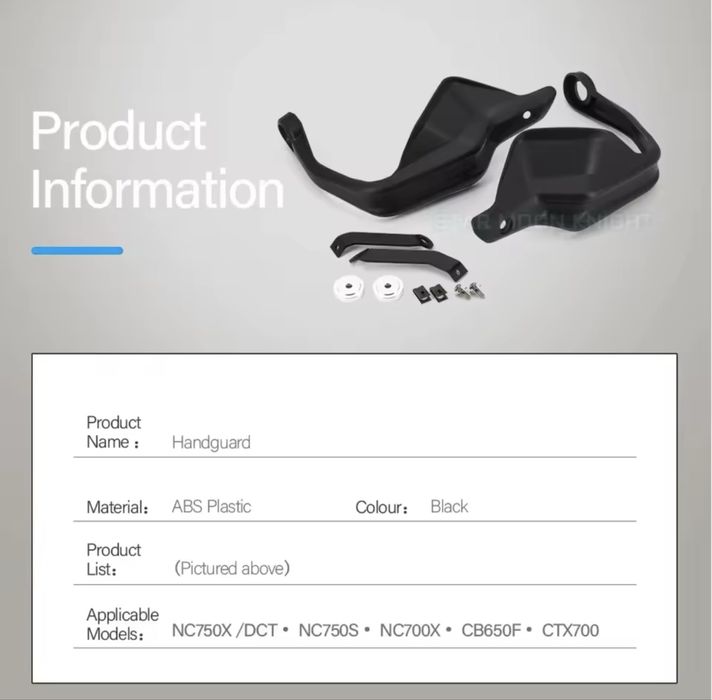 Protectii handguards pentru Honda NC700 NC750