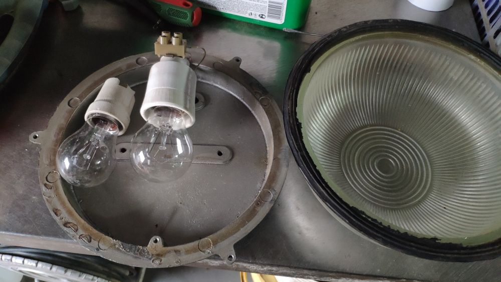 Плафон уличный крепкий Советский