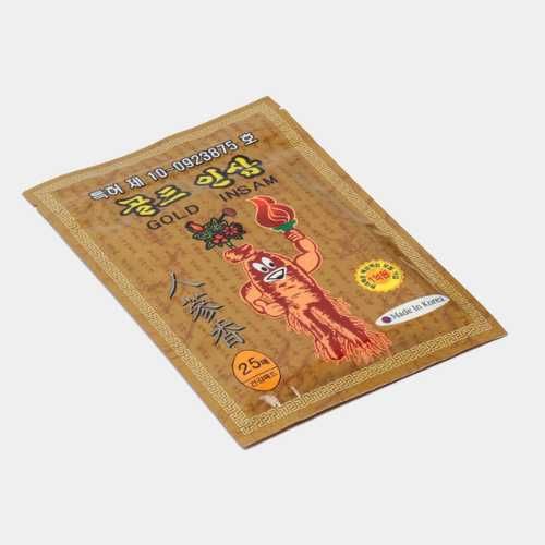 Пластыри женьшеневые Gold Insam противовоспалительные, 25 шт