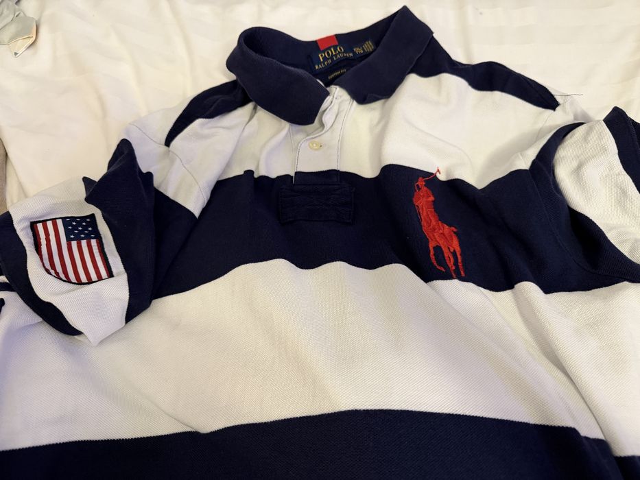 Vand tricouri barbati Lauren, Polo, mar XXL, stare foarte buna Bacau