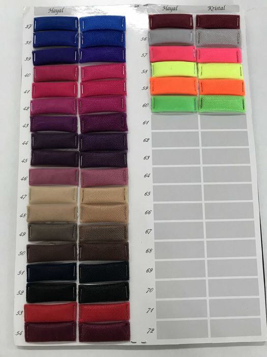 Тюл, Грек тюл, Кристален тюл, Хаял тюл