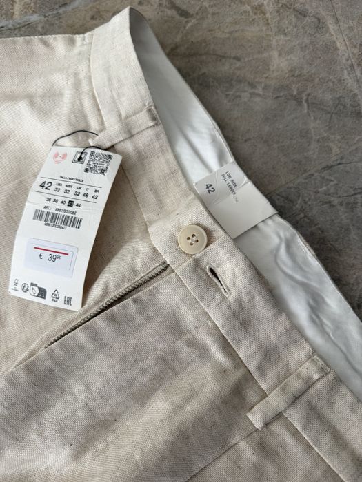 Ленен панталон Зара