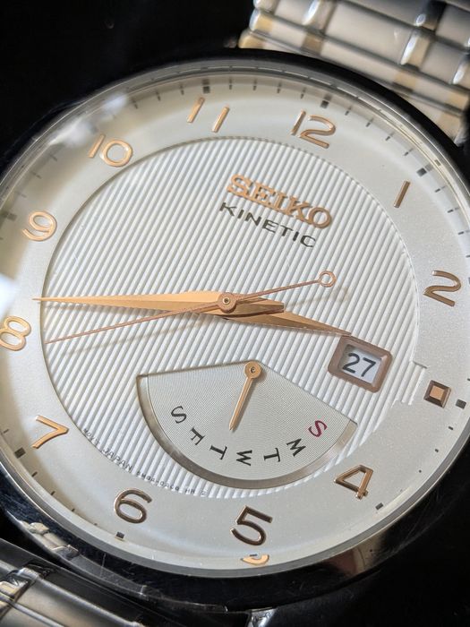 Seiko Kinetic Caliber 5M84 Japan – нов акумулатор + кутия
