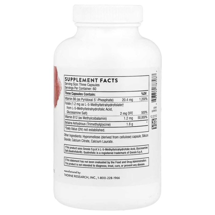 Thorne, Methyl-Guard®, 180 капсул   Метил гуард