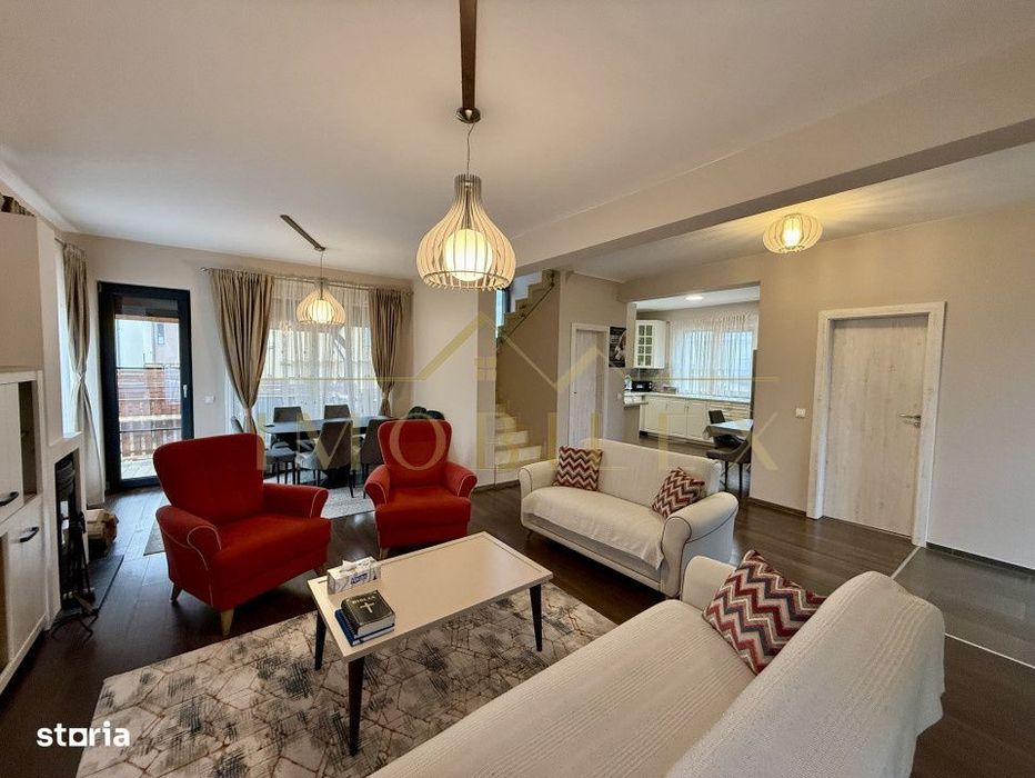 Casa individuala LUX, 4 camere, 3 bai, teren 450mp, zona Dezmir