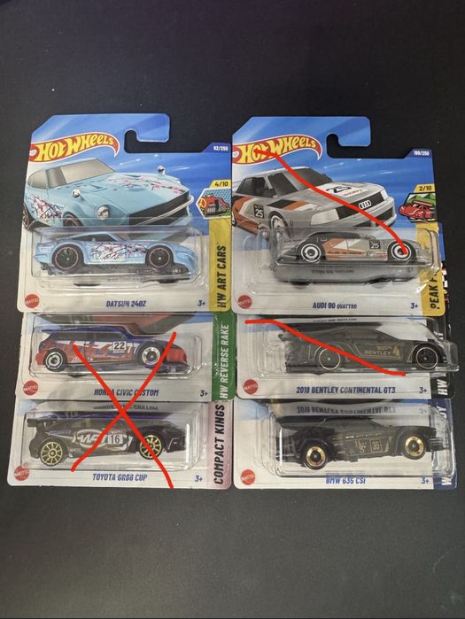 Запечатанные HOT WHEELS машины