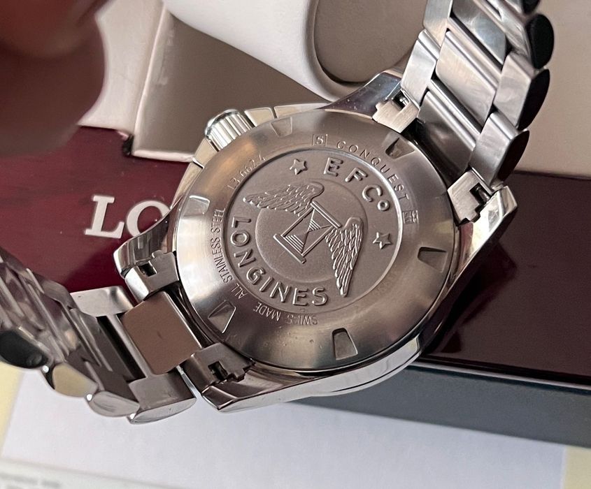Longines Conquest 41mm Valjoux 7750 300m Chronograph L3.662.4.56.6