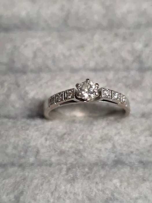 Inele logodna Aur cu diamant natural