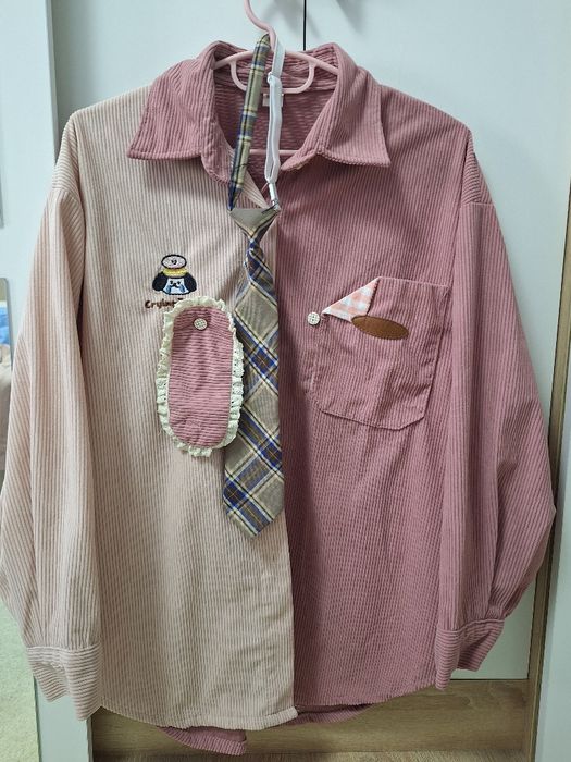 рубашка с галстуком