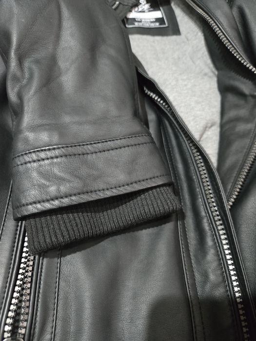 Детско топло кожено яке