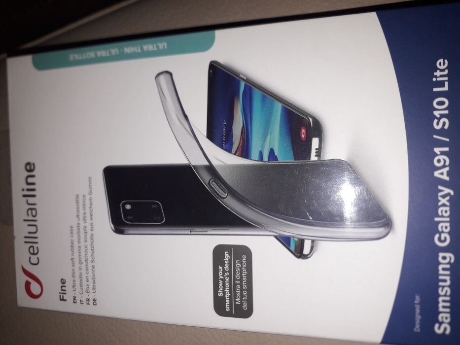 КОМПЛЕКТ за SAMSUNG Galaxy S10/A91 lite-кейс+протектор