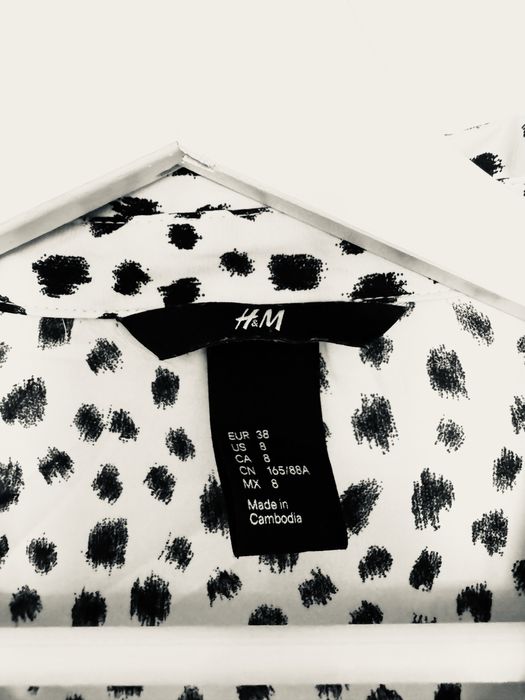 H&M  сатенирана риза