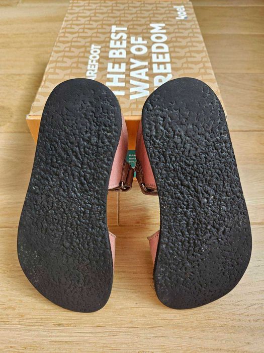 Боси детски сандали Koel Barefoot Amelia Old pink /номер 29/