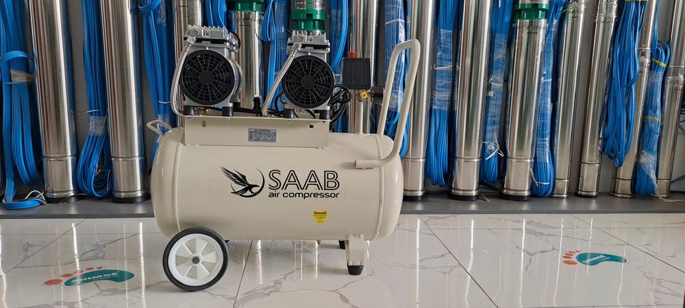 SAAB  безшумный воздушный поршневой компрессор 50 литр