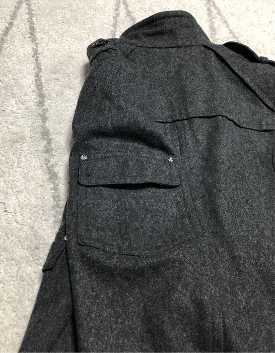 Geaca stofa marime L geaca scurta stofa l geaca gri