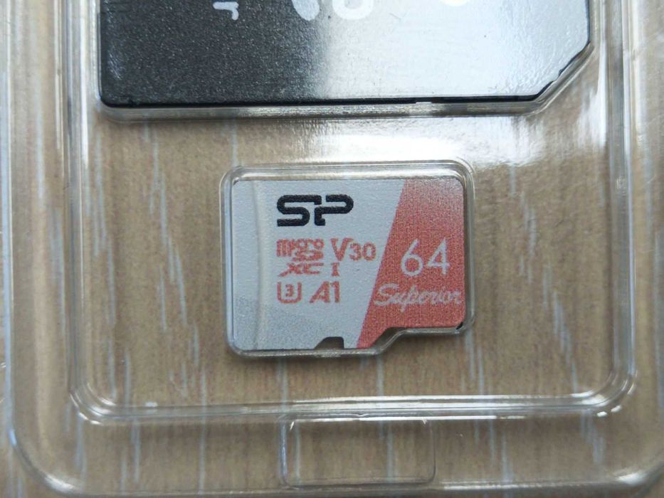 Чисто нова карта памет Silicon Power Superior 64GB microSDXC (4K Ultra HD)