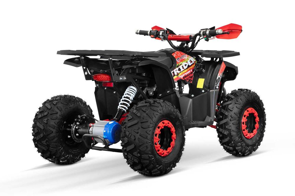 ATV electric ECO DustRider XXL 1000W 48V 20Ah cu diferentia, rosu