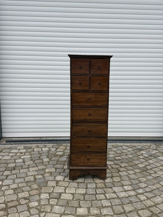 Автентичен шведски шкаф с чекмеджета – масивен бор