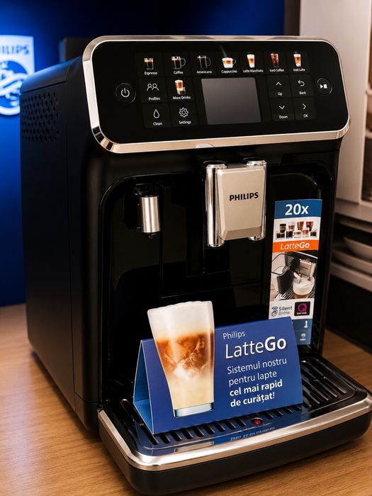 Espressor Philips Seria 5500 LatteGo Premium  /Garantie 2 Ani/ Nou Sigilat/ Aparat de Cafea Philips 5500