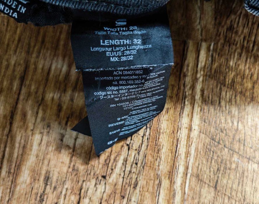 G STAR Оригинални дамски дънки размер W28 L32