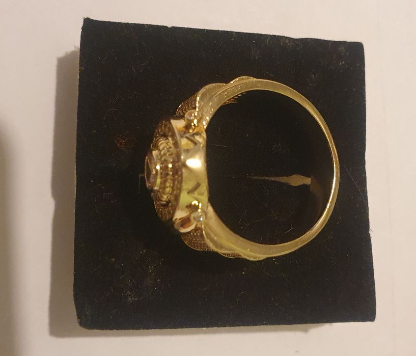 inel placat cu aur