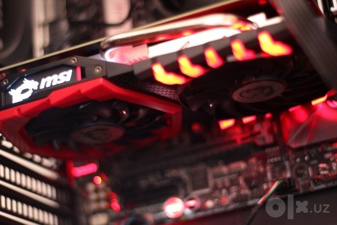 Видеокарта MSI GTX 1050 Ti 4gb состояние идеально