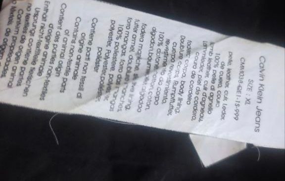 Куртка кожаная Calvin Klein