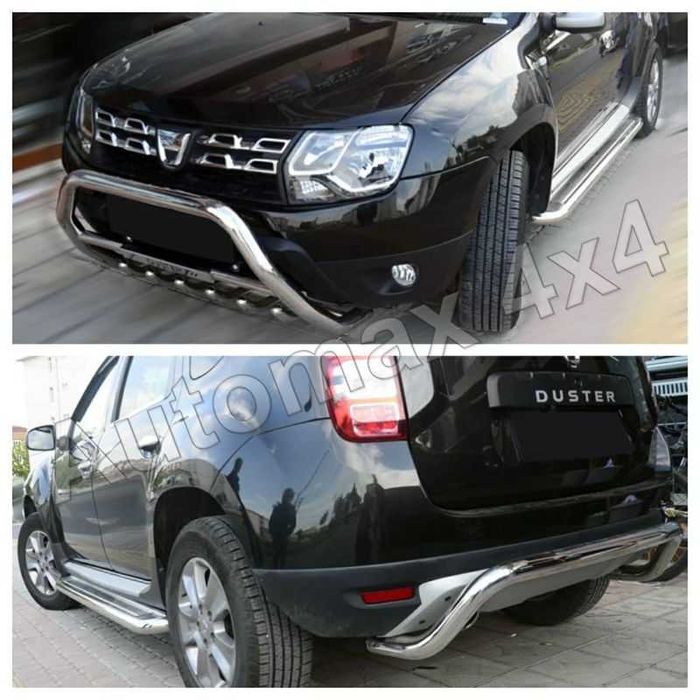 Praguri laterale inox "SOLID+" Dacia Duster