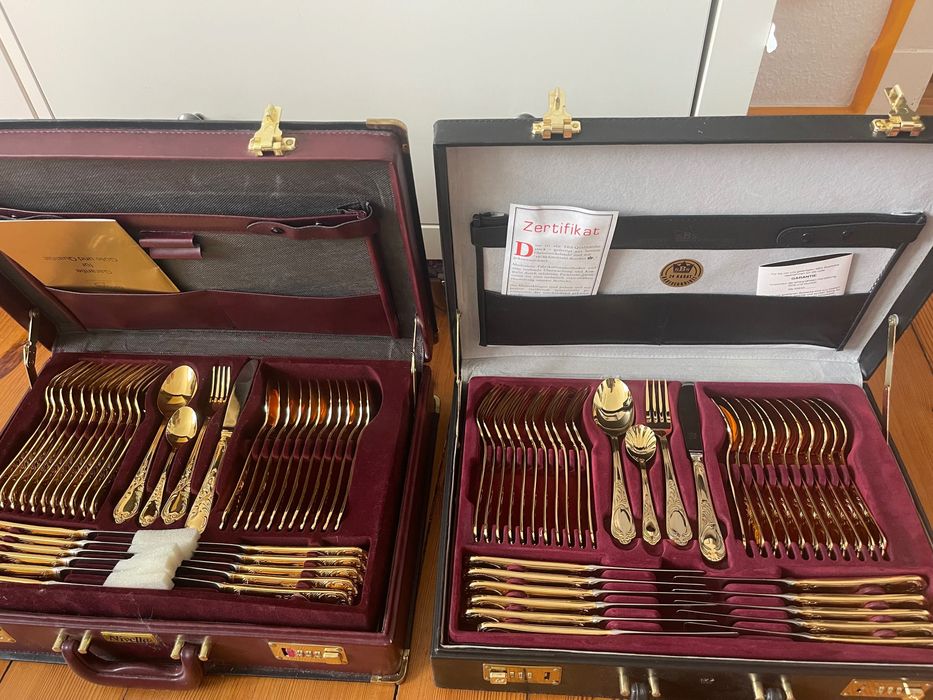 Позлатени прибори Nivela Solingen