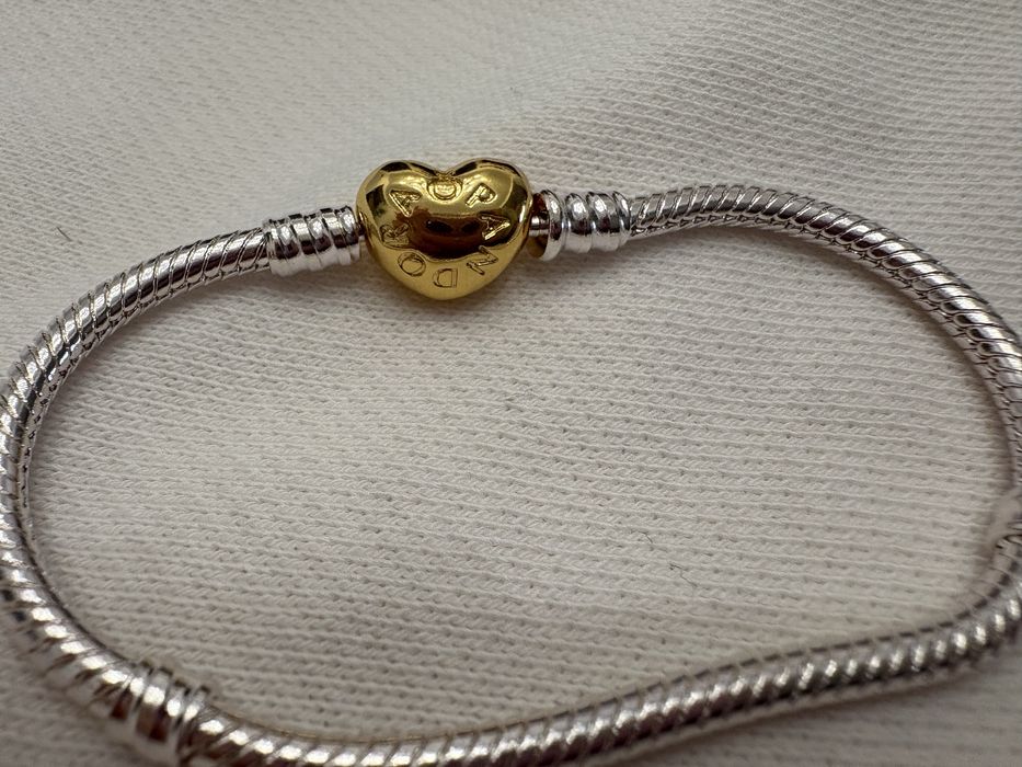 Bratara Pandora 16 cm noua Aurie