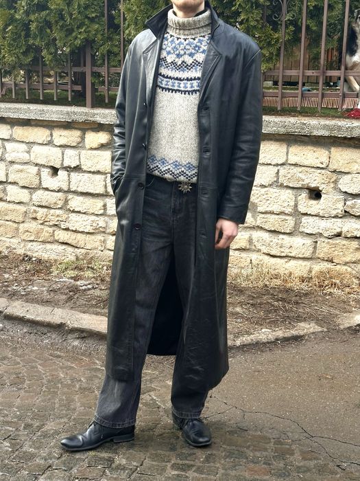 Trench piele naturala