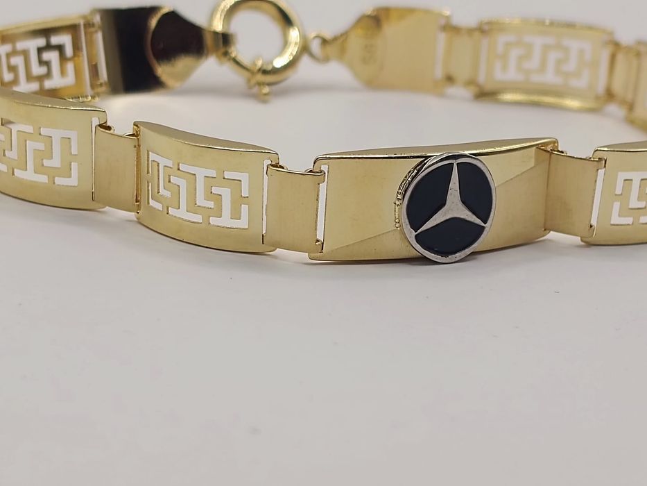 Златна гривна 10.88 гр. 14к проба 585 / 22 см.