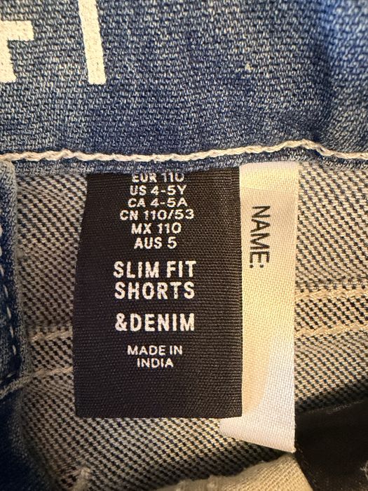 Blugi scurti Denim 4/5 ani copii
