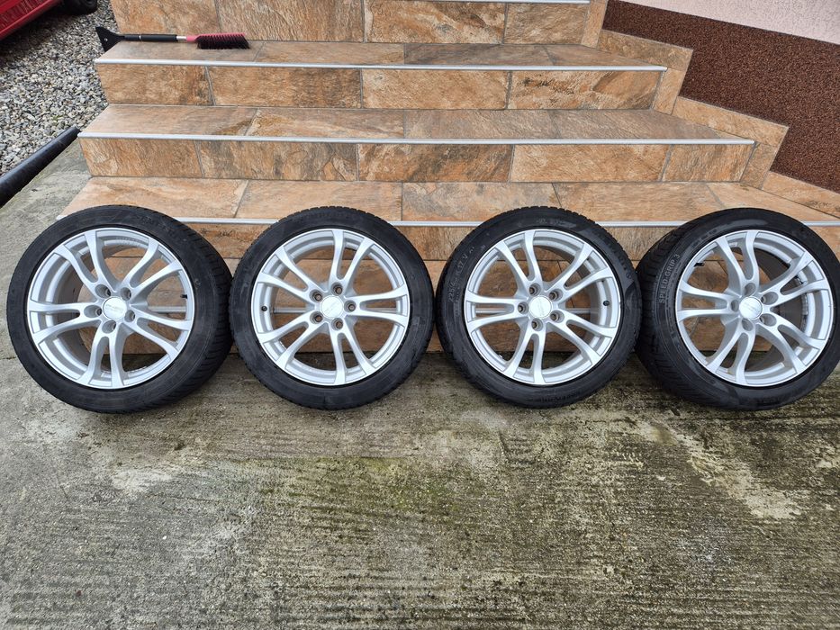 Jante Vw, Audi,  Skoda R17 5x112 cu anvelope iarna 225/45R17