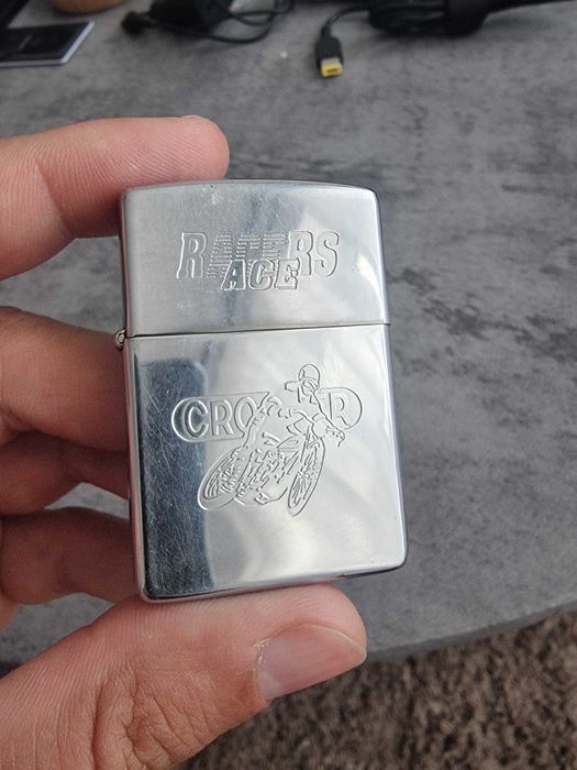 Bricheta zippo de colectie motociclist racers ace anul 1992 vii D