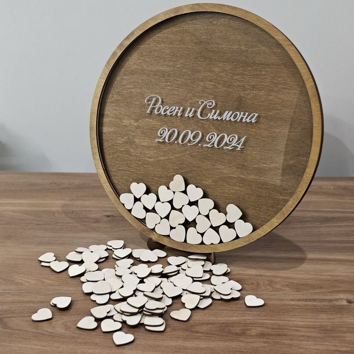 Сватбени рамки за пожелания от гостите