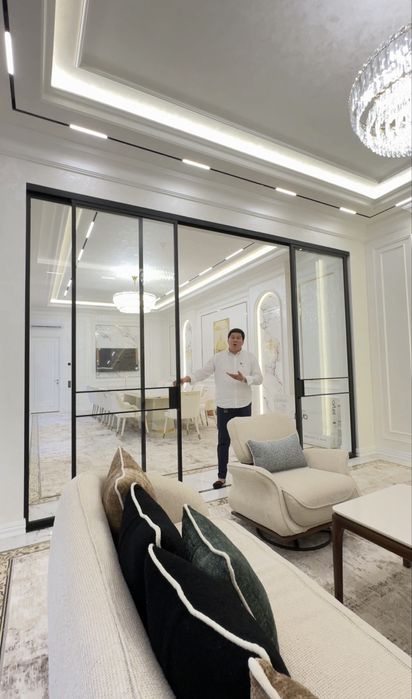 Двери | витраж | раздвижной | стеклянный | loft