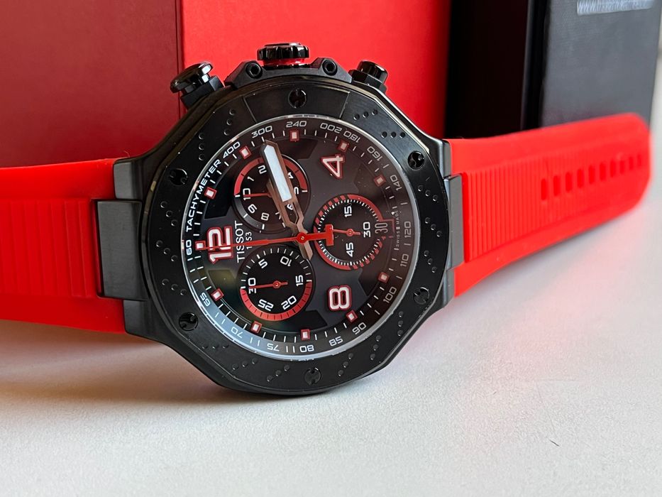 Ceas Tissot T-Race Quartz Chronograph Black & Red