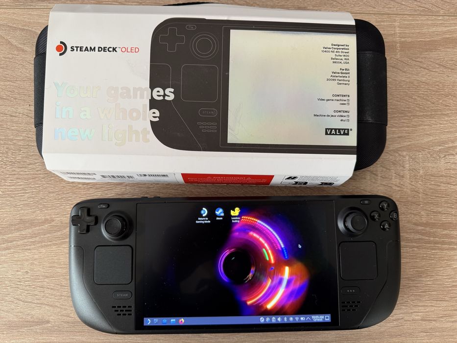 Steam deck OLED 1TB 100% батерия, Като Нов! Гаранция 15м.