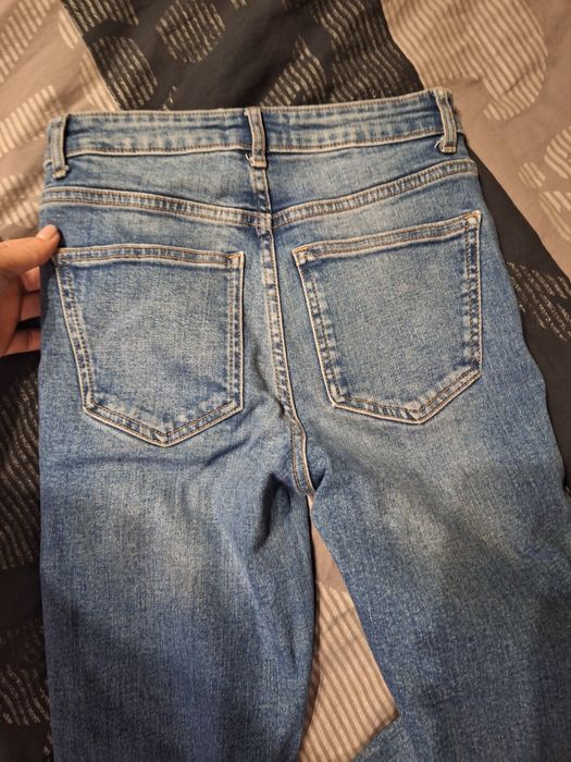 Дънки zara с висока талия