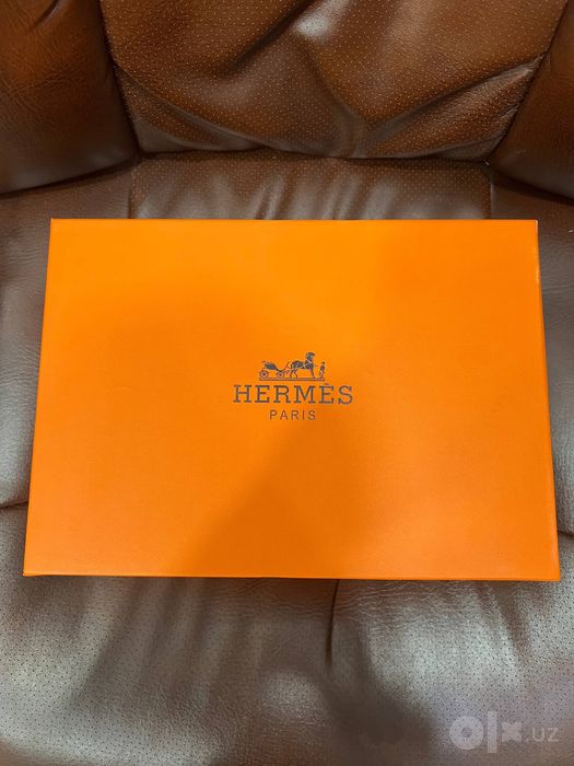 Кросовки Hermes кожанные
