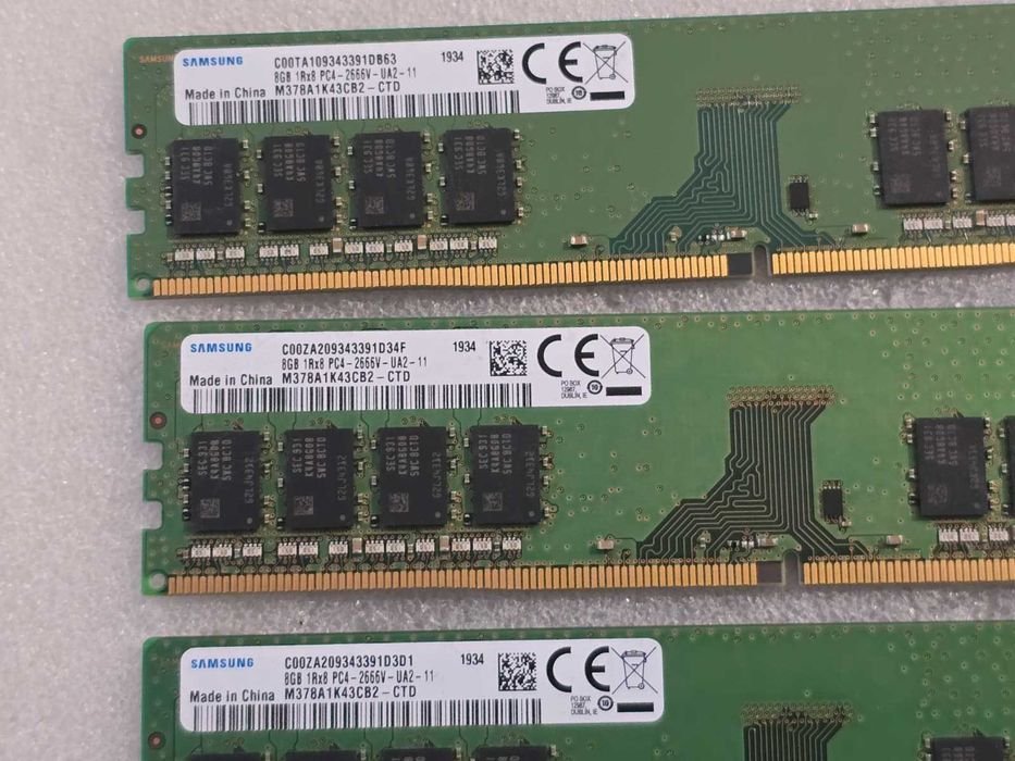 Memorie RAM desktop Samsung 8GB DDR4 2666MHz (PC4-2666V) M378A1K43CB2-CTD