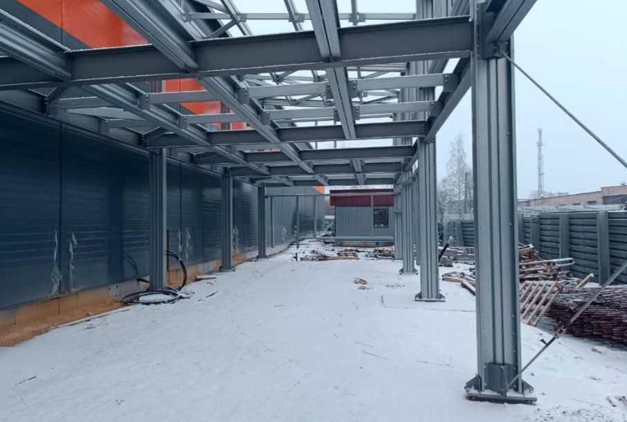 Металлоконструкции ЛСТК ангары